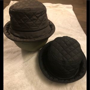 Set 2:  Scala Collezione Quilted All-Weather Hats